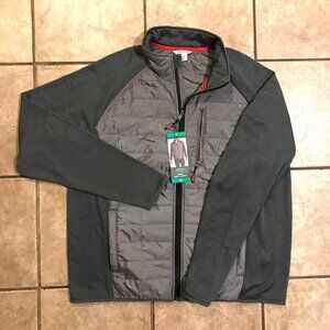 Men’s Orvis Mixed Media Full Zip Quilted Jacket-Size XL